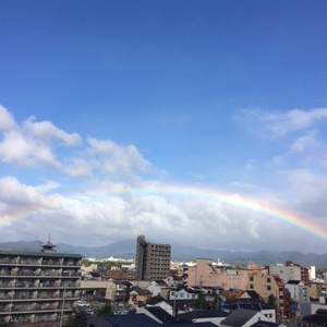 台風がすぎましたね