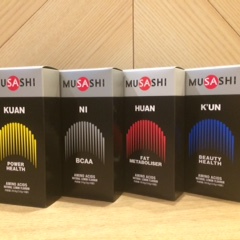 アミノ酸（MUSASHI)  　各¥150〜